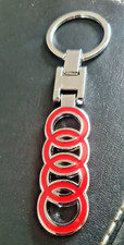 AUDI Porte clé Logo  AUDI A1 A 2 A3 A4 A5 A6 A7 Q5  Neuf sous blister cuir