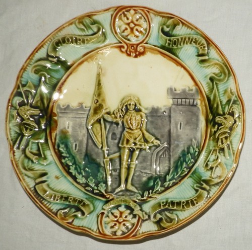 Assiette jeanne arc - assiette, d'arc