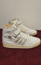 Baskets Adidas Forum 84 Hi  Cloud Blanc Beige Cuir Magic Taille 41 1/3