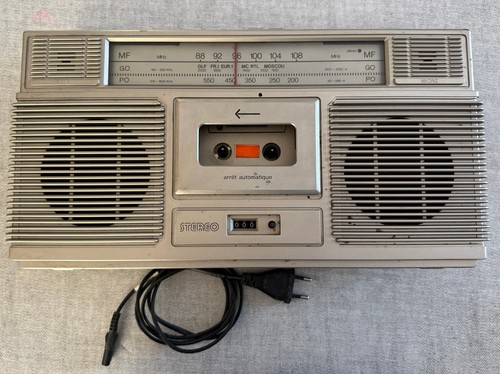 Radio cassette vintage - cassette, pathé