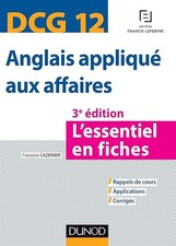 DCG 12 Anglais appliqué aux affaires: L'essentiel en fiches