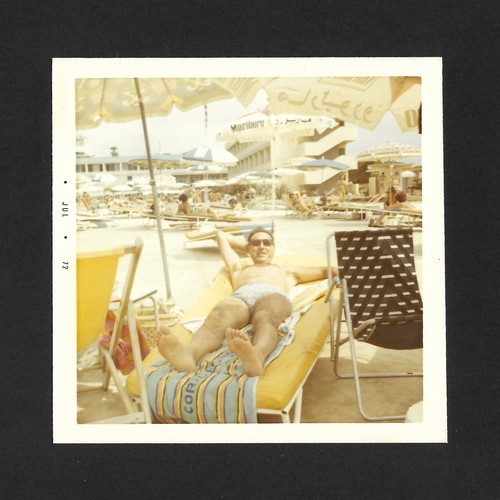 Homme repos sieste transat