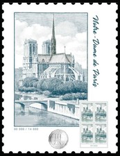 AFFICHE SUPERBE NOTRE DAME DE PARIS **tres rare à ce prix