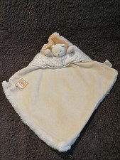 doudou plat ours créme Basile et Lola Moulin roty  Etat neuf