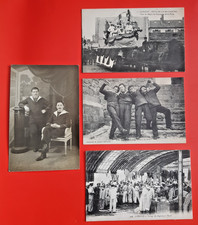 LOT DE 4 CARTES POSTALE