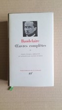 LA PLÉIADE BAUDELAIRE OEUVRES COMPLÈTES II 1976