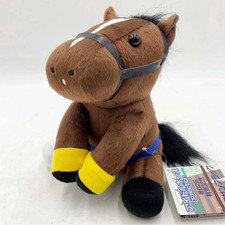 Peluche cheval idole noir