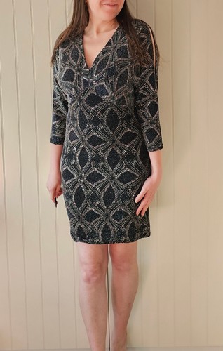 Robe ajustée imprimé