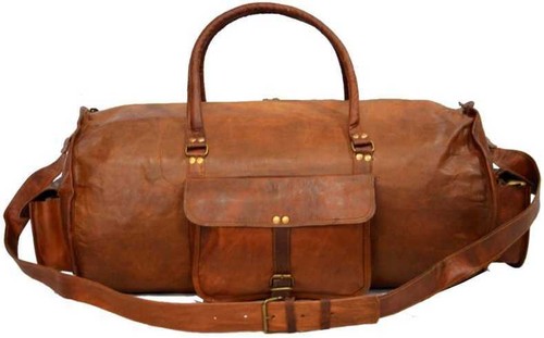 Neuf 24 " Véritable Cuir Sac