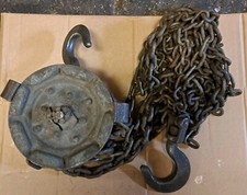 Palan Manuel À Chaine En Acier Treuil De Levage Cliquet 500 Kg , Très Bon État !