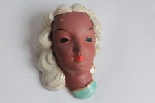 GOLDSCHEIDER Masque mural visage femme céramique 8248 (63104)