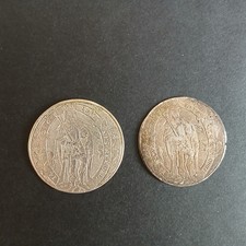 2 JETONS ARGENT GRAVÉS SIMON