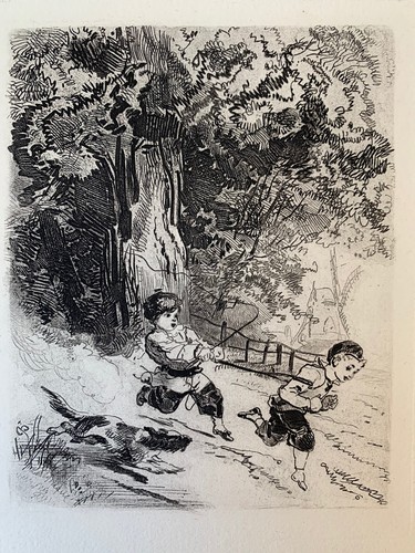 Edmond morin gravure - edmond, eau