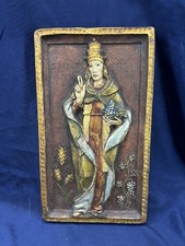 Ancien bas relief en terre