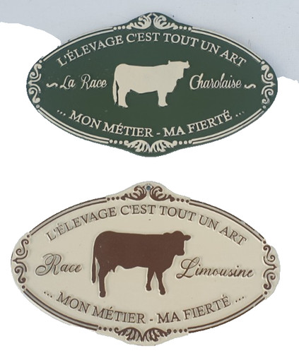 Deux plaques agricole
