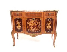 H4721 Rare Commode Marquetée