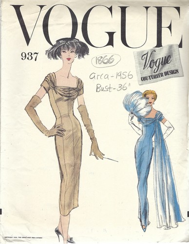Patron couture vintage 1956 - de,