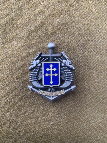 Ww2 insigne fusilier marin rfm - marin,
