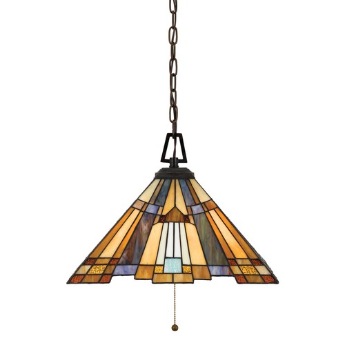 Lampe suspendue style tiffany - lampe,