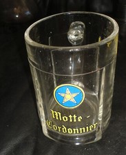 chope émaillée bière verre Motte Cordonnier
