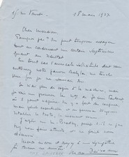 Max Daireaux vient en aide à un confrère de Je suis partout lettre autographe