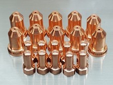 20 X PT-80 Plasma Torche Électrodes + 60A Becs PT80 IPT-80 iPT80 US Envoi