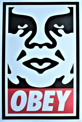 Shepard fairey obey - fairey, :