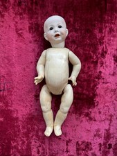 Poupée De Collection Tête En Porcelaine Réplique S&H K&R 116/A a Habillée