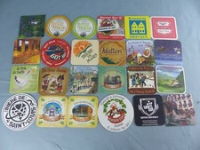 Lot de 24 SOUS BOCK à bière différents petites brasseries d' ALSACE  L6