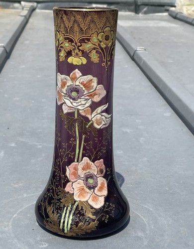 Superbe ancien vase - legras, en