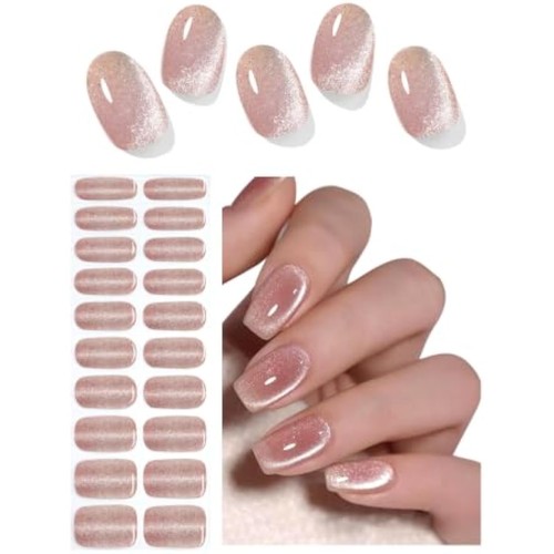 Gel nail sticker 20pcs cat - gel,