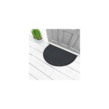 Tapis D'entrée Demi-lune "marco" 45x75cm Gris