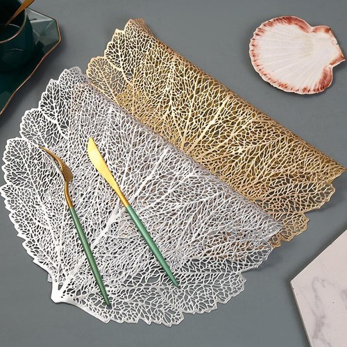 Pvc forme feuille set de - pvc,