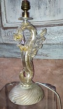 Belle lampe en verre paillette