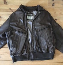 Chevignon, Blouson en Cuir Vintage 80’s taille XL
