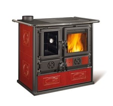Poêle Cuisine A Bois Nordica Rose SX Reverse Vst Cire Liberty - Bordeaux