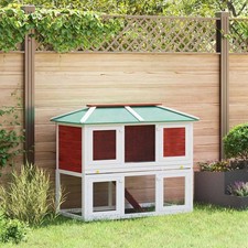 Bois Cage Double pour Animaux