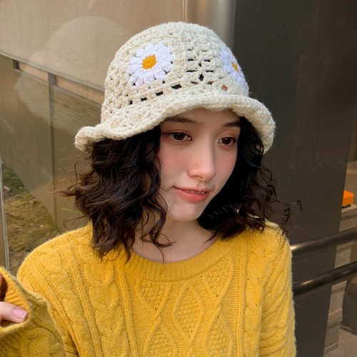 Main tricot crochet seau - tricot,