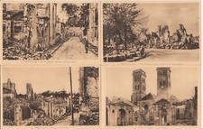 Lot of 4 old postcards old