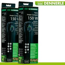 2 X DENNERLE 150 W Chauffage Nano Compact Premium Régulateur Pour Aquarium