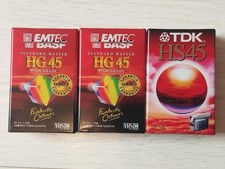 K7 / Lot de 3 cassettes VHS-C