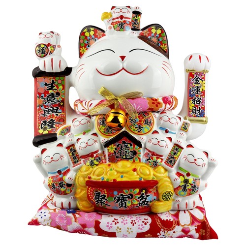 Chat chanceux signe - , porte