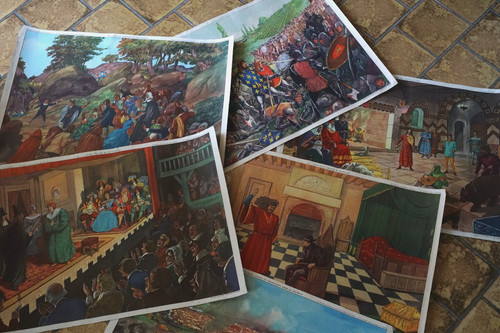 Lot affiches scolaires - de,