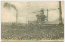 54.DOMBASLE SUR MEURTHE.n°123.L'AEROPLANE ET LE PONT MOBILE.MINE