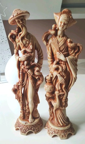 Sculpture couple dignitaires - sculpture,