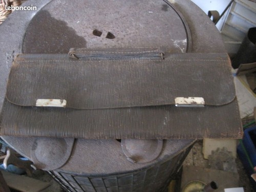 Ancienne sacoche cuir - sacoche,