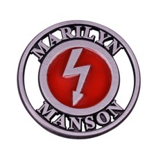 MARILYN MANSON Pin's Métal Emaillé Logo Rock Badge Collection Idée Cadeau Broche