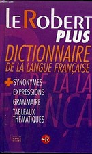 Le robert plus, dictionnaire