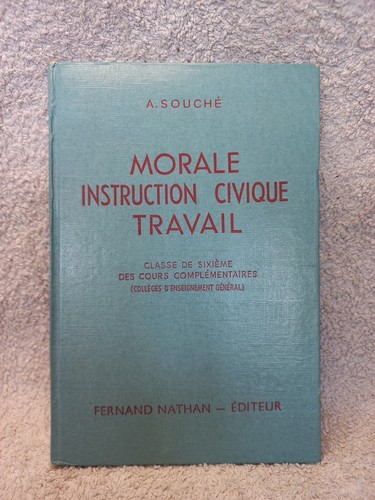Morale instruction civique - morale,