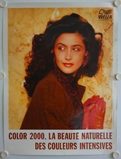 Affiche WELLA COLOR 2000 La beauté naturelle couleurs intensives Soins Cheveux 